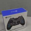 NYXI Flexi Wireless PC Gaming Controller, 1000Hz Polling Rate Hall Effect Joystick, Interchangeable D-pad&Left Joystick, 4 Mppable Buttons, Adjustable Turbo/Vibration for PC/Switch/iOS/Android (Black)