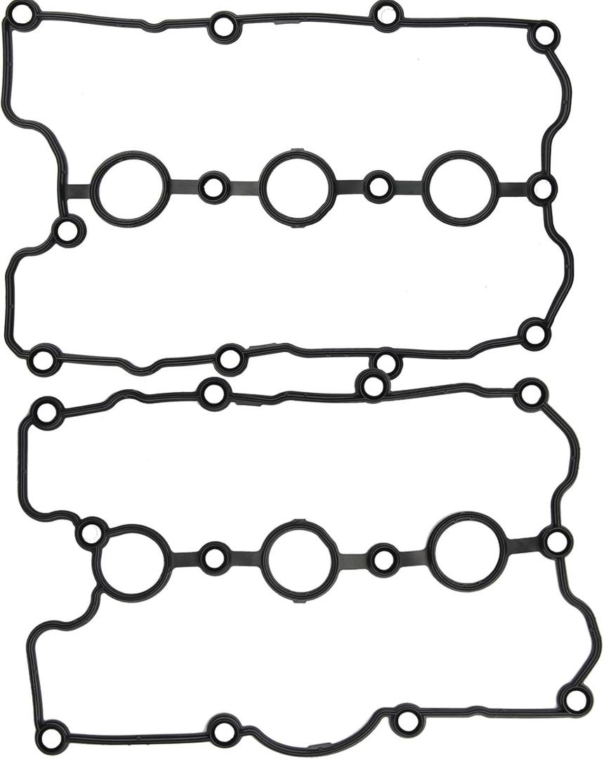 Engine Valve Cover Gasket Set VS 50865 R 713895700 713895800 Compatible with Audi A5 Quattro A6 Quattro A7 Quattro A8 Quattro Q5 Q7 S5 SQ5 S4 A5 A6 Q5 Porsche Volkswagen Touareg