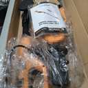 Hoteche 2-in-1 Telescoping Pole Saw & Hedge Trimmer | 500W/700W, 195-253CM, Orange-Black, Color Box