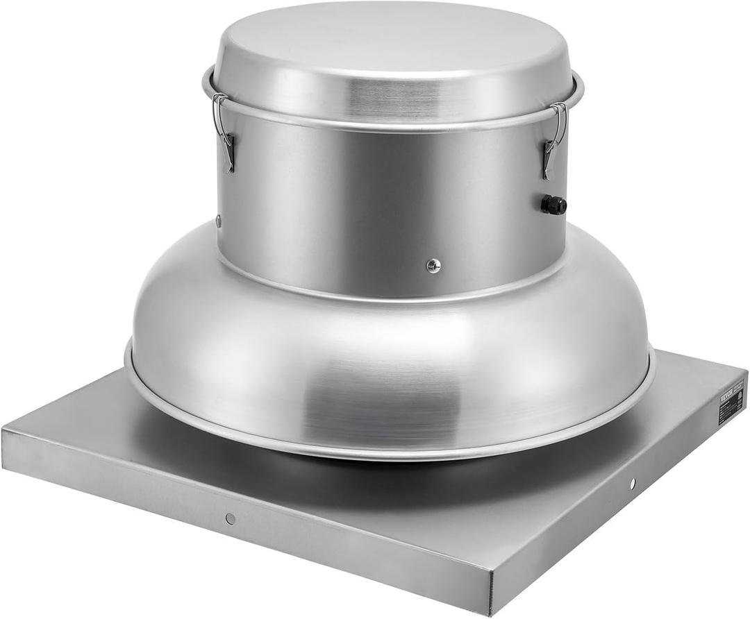 VEVOR 2400 CFM Roof Fan Up-blast Restaurant Exhaust Fan High Speed Direct Drive Up-blast Exhaust Fan 250W