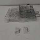 Folding Bike Front Basket Bicycle Wire Basket with Handles Easy Installation on Front Handlebar