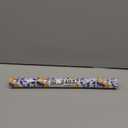 FYSUIMU Lemon Wrapping Paper -Mini Roll- 17 Inch x 32.8 Ft Watercolor Blue Flower Lemon Gift Wrap Paper Art Paper for Summer Birthday Baby Shower DIY Craft