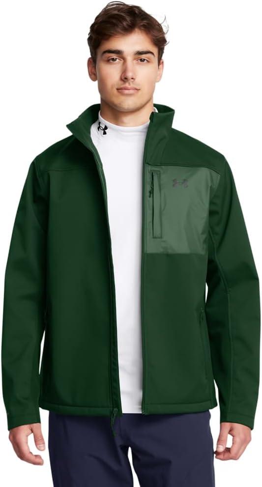 Under Armour Men's ColdGear Infrared Shield 2.0 Soft Shell, 301 Green, 3XL