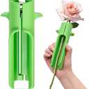 Lasnten 1 Piece Rose Thorn Stripper Tool Thorn Remover for Roses Leaf Stripper Tool Flower Stem Cleaner Cutter to Removal Leaf for Home Flower Shop Gardening Floral Arrangement (Green)