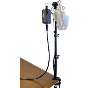 Rotary Tool Hanger Flex Shaft Accessories Holder Stand Compatible with Foredom Dremel Grobet Tools,Height Adjustable Rotary Motor Mount with Table Clamp(28inchs)