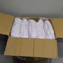 Trlyc Spandex Folding Chair Covers 100 Pcs Universal Fitted Dining Chair Cover Stretchy Slipcovers for Wedding Party Banquet Flat-Front Chairs Covers (White)