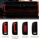 Tail Lights Fit for Chevrolet Colorado 2015-2022, Upgraded LED Brake Reverse Rear Lamp Smoked Housing