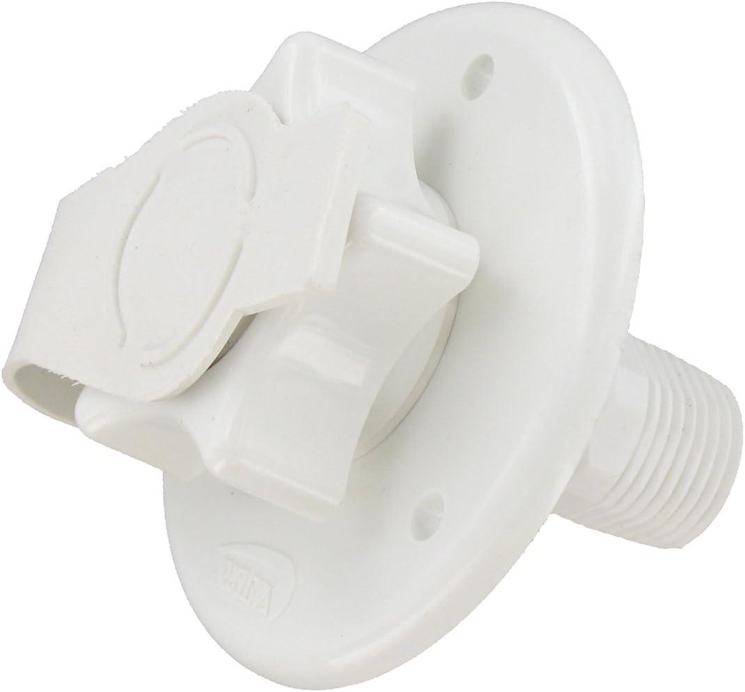 Valterra A010168 2"- 3/4" MPT White Water Inlet