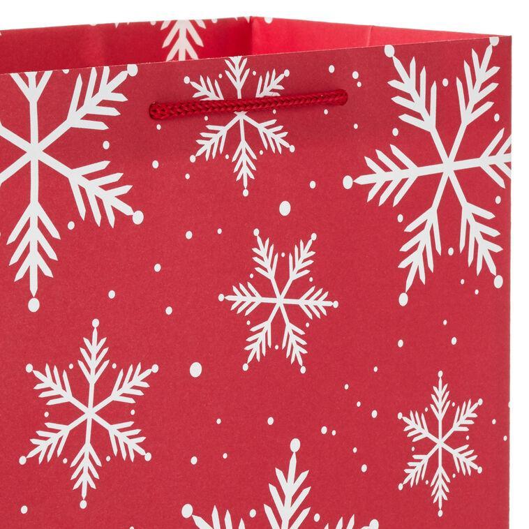  Red Christmas Plastic Gift Bags 56x36 with Gift Tags for Xmas Parties Giving, Xmas Holiday Jumbo Oversized Bag Party Favors Supplies, Gift Wrappe