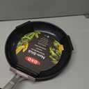 OXO Enhanced 10" Frying Pan Skillet, PFAS-Free Ceramic Nonstick, Durable Hard Anodized Cookware, Scratch Resistant, Stainless Steel Handle, Good Grips, Dishwasher Safe, Oven safe, Black