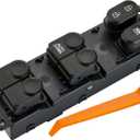 Power Window Switch Fits for Hyundai Accent 2010-2017.Front Left Driver Side Control Door vidrios Master Switch Replaces 93570AP1R101, 93570-1R111.