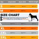 LeLePet Dog Recovery Suit for Front Legs, Dog Sleeve to Stop Licking, Elbow Protector for Leg Injuries Shoulder Wounds After Surgery Male Female,Zippered Long-Sleeved Shirt Cone Alternative(3XL)