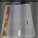Colorful Whiteboard Calendar for Wall,16" x 12" Hanging Dry Erase Calendar Board, Monthly White Board for Home,School, Office