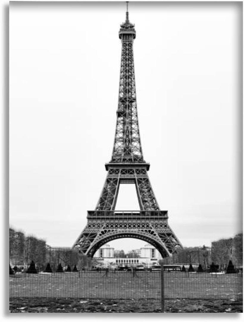 TIEOIYA Bathroom Wall Art Decor Bathroom Pictures for Wall Artwork The Eiffel Tower Paris France Framed Canvas Wall Art for Bedroom Dining Room Farmhouse 16""x20"" (Color3)