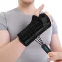 Bestlife Unisex Universal Wrist Lacer Wrist Brace for Carpal Tunnel Syndrome & De Quervains Syndrome,Adjustable Night Wrist Support Brace with Splints Right Hand For Women & Men,Great for Wrist Pain,Sprain,Sports Injuries,Joint Instability,Arthritis,Wrist Tendonitis(Right,Universal)