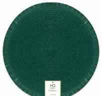 HDO 4 Packs Fringe Placemat Green