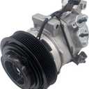 Dearl A/C AC air condition compressor with Clutch L4 2.0L 2.4L compatible with Toyota 01-05 Rav4 01 02 03 04 05 (2001 2002 2003 2004 2005)
