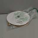 Khaki Velvet Ribbon 1'' 50 Yards Velvet Fabric Vintage Ribbon for Christmas Tree, Gift Wrapping, Flower Bouquet, Wreath Decorations, Bow Making (Khaki, 1"-50 Yard)