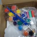 Singhoow 4 Set Easter/Mother's Day Paint Your Own Porcelain Paint Vase Art Project White Ceramic Painting Kit for Adults Porcelain Vase Decorating Kit Holiday Supplies DIY(Stylish)