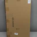 Mumufy 24 x 13 Inch Rectangle Walnut Wood Ottoman Tray Natural Handmade Decorative Serving for Tea Coffee Classic Wooden Walnut Living Room Cafe (Black)