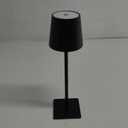 TOPINCN, High Brightness LED Touch Dimmable Modern Simple, Rechargeable Cordless for Restaurant Bar (Black)