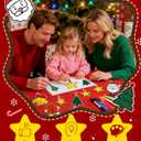 NewFamily Christmas Shrink Art Kit for Kids  49 Pcs Pre-Cut Shrinky Dinks for Christmas Crafts  DIY Bracelets, Necklaces, Keychains & Christmas Tree Decorations