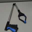 Grabber Reacher Tool, 32" Grabbers for Elderly, Lightweight Extra Long Handy Trash Claw Grabber, Mobility Aid Reaching Assist Tool for Trash Pick Up, Nabber, Litter Picker, Arm Extension (Blue)
