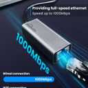 ethernet to USB c Network Adapter with gigabit,Ideal ubsc ethernet Adapter for MacBook Air,MacBook pro,for iPad 10th,Dell XPS,Chromebook,Surface