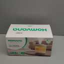 Homvana Small Humidifiers for Bedroom - 2 Packs 1.5L Cool Mist Top Fill Humidifier for Baby Nursery, Essential Oil Diffuser, 3 in 1 for Home Plants Offices and Grow Tents, 7 Color Lights, Ultrasonic