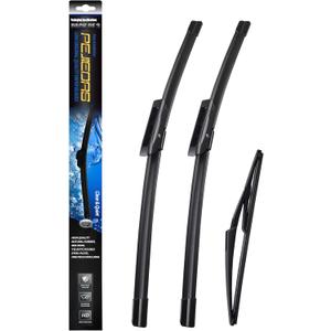 3 x OEM Wiper Blades, Replacement Wiper Blades for 2013 Mini Cooper (18 & 19 Front Wipers + 10 Rear Wiper Blades)
