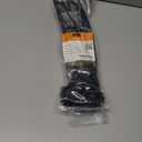 ALBO Black Zip Ties 12 Inch Long Zip Ties Plastic Cable Ties Thick 0.19 Inch 200 Pack Tie Wraps Heavy Duty 50lb UV Resistant Nylon Wire Ties for Indoor and Outdoor