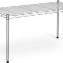 Simple Deluxe 1-Tier Shelving Unit, 29.92" W x 13.78" D x 14.96" H Steel Organizer Wire Rack, Chrome
