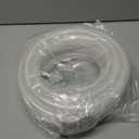 1/2" ID x 3/4" OD - 25Ft Clear Braided Plastic Vinyl Tubing PVC Flexible Vinyl Tube Heavy Duty UV Chemical Resistant Hose Water