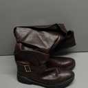 Ramede Medieval Pirate Boots Men Halloween Renaissance Boots Gothic Cosplay Costume for Men (10, Brown)