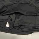 Maacie Maternity Tennis Golf Skorts Built-in Short with Pockets Cross Waist Low-Rise (Black, S)