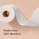 Amazon Aware Bamboo 3-Ply Toilet Paper, Unscented, 24 Rolls, FSC Certified, 350 Sheets, 8400 Count, Pack of 24, Plastic-Free
