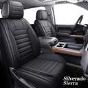 Chevy Silverado GMC Sierra Seat Covers for 2007-2026 1500/2500/3500