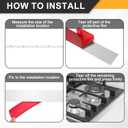 uxcell 304 Stainless Steel Sheet Gap Filler, 30" x 3" Self-Adhesive Metal Molding Trim Strip Gap Cover for Microwave Mirror Frame Home Decoration, Brushed Black
