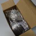 JMEXSUSS 2 Pack White Christmas Lights Battery Operated Rope Lights Outdoor Waterproof, Total 200 LED 8 Modes Battery Powered String Light with Remote for Tree Christmas Decorations