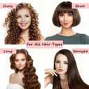 2 x Satin Heatless Curling Set - Hair Rollers for Curls Heatless Hair Curlers & Hot Rollers Hair Curlers to Sleep in Curling Rod Headband Curler (Dreamy Rosy Clouds)