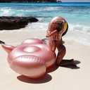 Jasonwell Giant Inflatable Flamingo Pool Float with Fast Valves Summer Beach Swimming Pool Floatie Lounge Floating Raft Outdoor Party Decorations Toys for Adults (XL)
