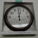 La Crosse Technology 404-3015 Clock Wall with Thermo, 15-1/2"