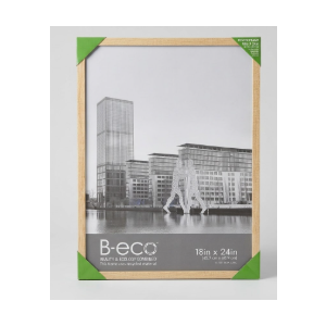 B-eco Beauty and ecology combined poster frame 18 in X 24 in Wooden Trim