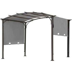 85''x 208'' Universal Replacement Pergola Cover for Pergola L-PG080PST and Other Same Size of Pergolas (Gray)