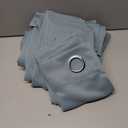 100% Blackout Curtains for Bedroom, Linen Textured Light Blue Black Out Curtains 84 Inch Long, Grommet Top Thermal Insulated Window Drapes for Living Room, 52" W x 84" L, 2 Panels