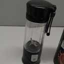 Portable Personal Blender,13OZ Cordless Juicer Cup,Serrated 6 Blade with Filter,USB Rechargeable and Self Cleaning,Ideal for Smoothies,Ice Blending,Juicing, Mini Blender for Travel Sports Outgoing (Black)