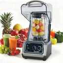Commercial Blender for Smoothies 2200W With Quiet Shield,80oz BPA-Free Pitcher for Shakes,Self-Cleaning & Ice Crush Pro,6-leaf Stainless Steel Blade,Smoothie & Shake Maker for Restaurants, Kitchens