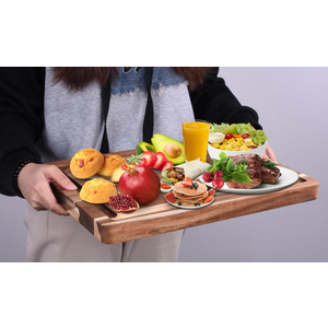 Acacia Wood Cutting Board, 12 Inches By 16 Inches