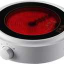 Small Electric Stove 800W Portable Countertop 6.7" Hot Plate Multifunctional Home Coffee Tea Water Heater