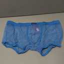 Evankin Sexy Underwear for Men Mesh Boxer Briefs Breathable Trunks (048/ SkyBlue/ 2XL)